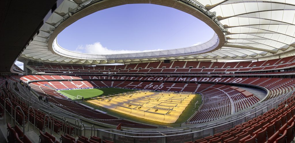 Toàn cảnh sân Metropolitano tại Madrid