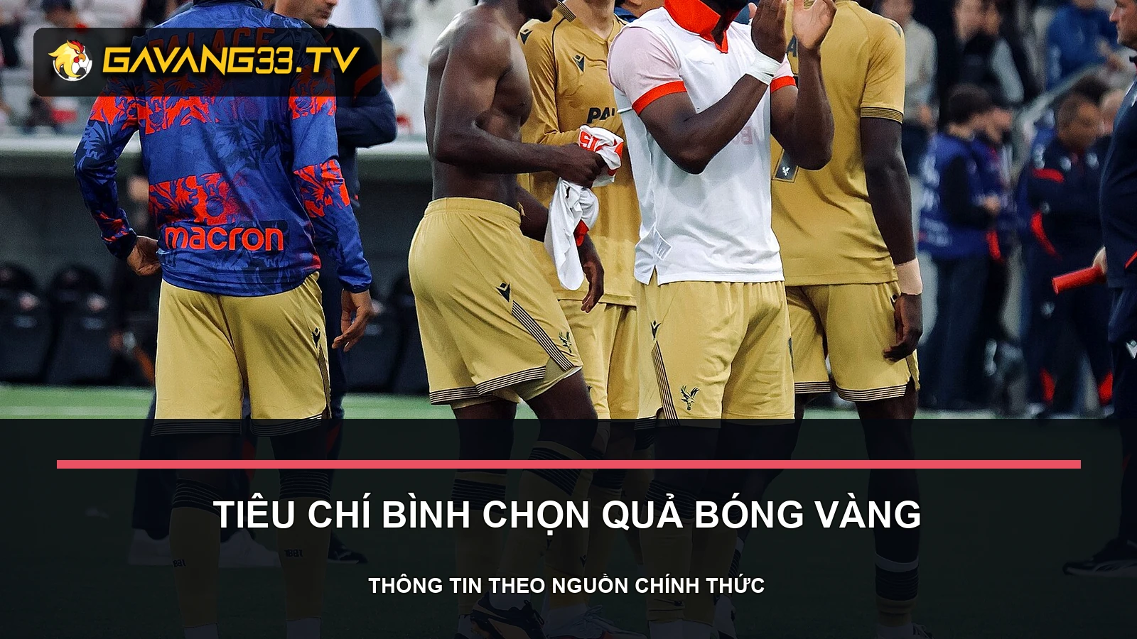 tiêu chí bình chọn quả bóng vàng - ảnh tư liệu đội bóng
