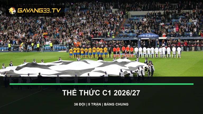 thể thức c1 2026/27 - ảnh đội bóng