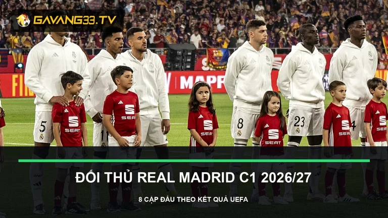 đối thủ của Real Madrid tại c1 2026/27 - ảnh đội bóng