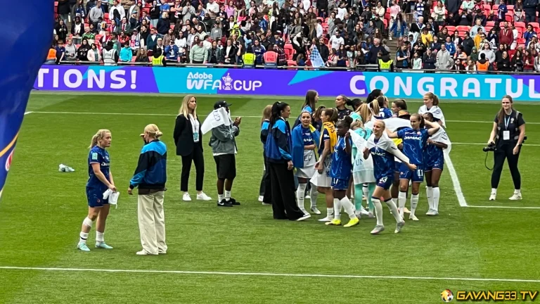 Chelsea Women ăn mừng trong ảnh tư liệu