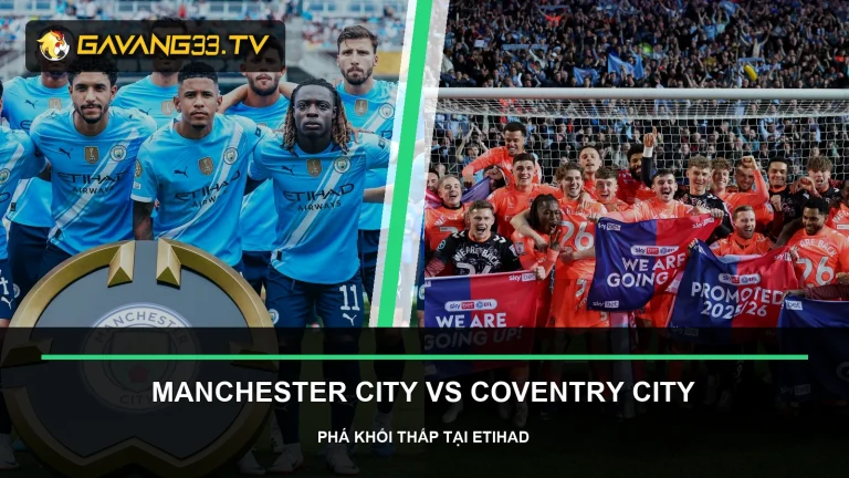 Ảnh tư liệu Manchester City và Coventry City trước trận vòng 3 Premier League