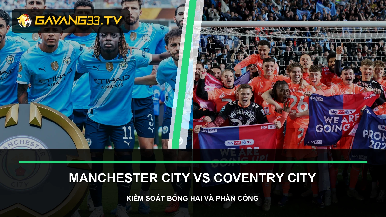 Ảnh tư liệu Manchester City và Coventry City trước trận vòng 3 Premier League