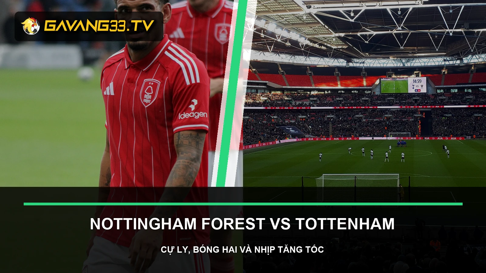 Ảnh tư liệu Nottingham Forest và Tottenham Hotspur trước trận vòng 3 Premier League
