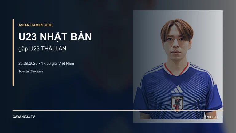 Ảnh tư liệu cầu thủ U23 Nhật Bản Yutaka Michiwaki trong danh sách Asian Games 2026