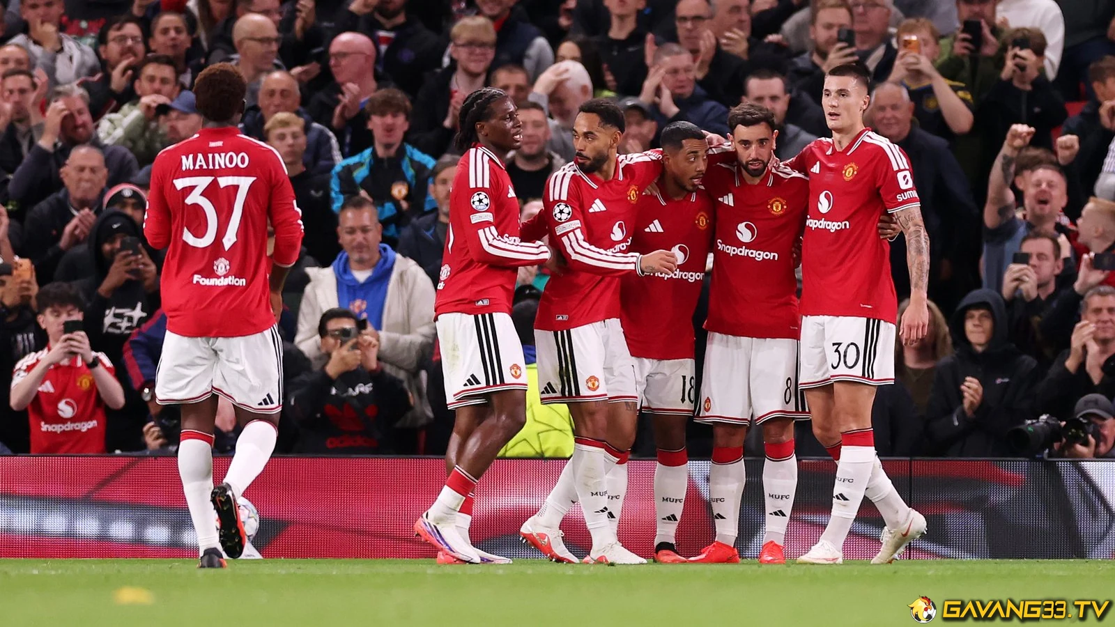 Ảnh tư liệu Manchester United trước trận đấu