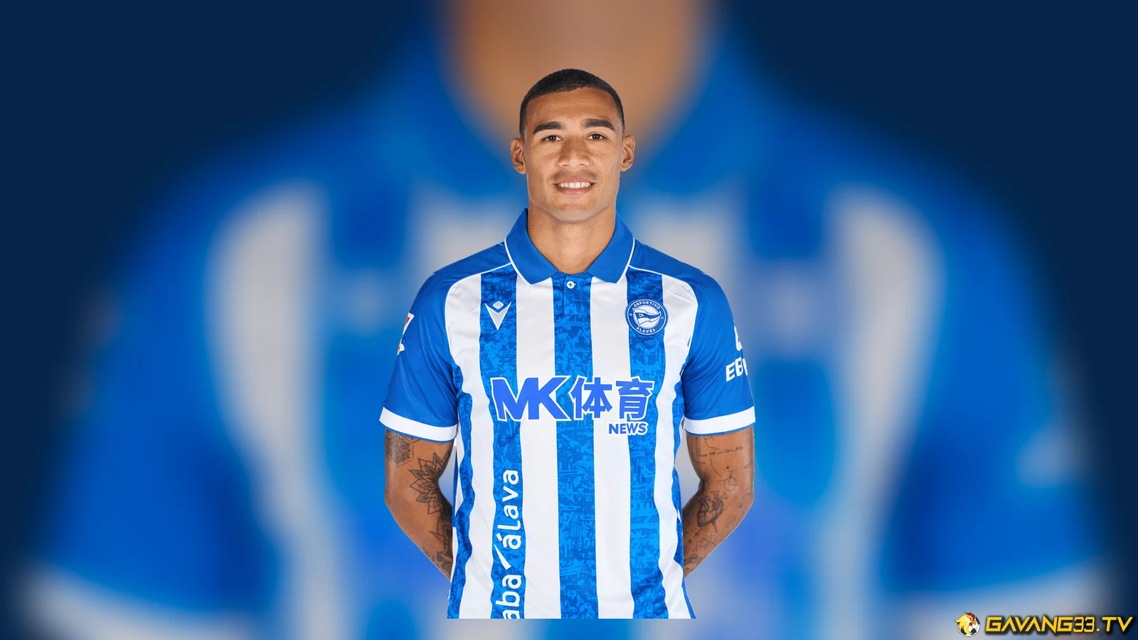 Carlos Protesoni trong đội hình Deportivo Alavés trong ảnh tư liệu trước trận