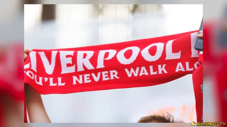 Khán đài cổ động viên Liverpool trong ảnh tư liệu trước trận