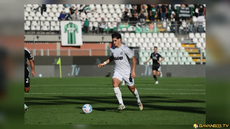 Cầu thủ Sassuolo trong ảnh tư liệu trước trận