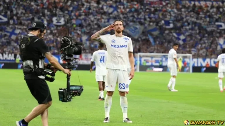 Ảnh tư liệu Olympique de Marseille trước trận đấu